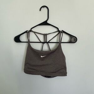 Nike Women's Charcoal Strappy Sports Bra